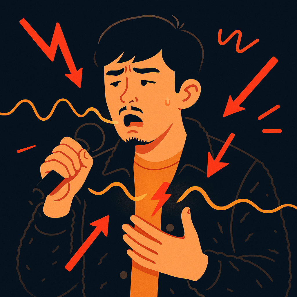 聲音有斷層