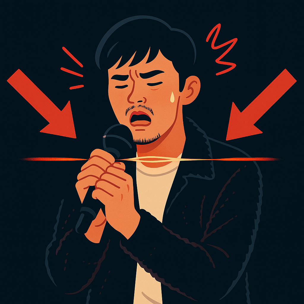 高音擠卡